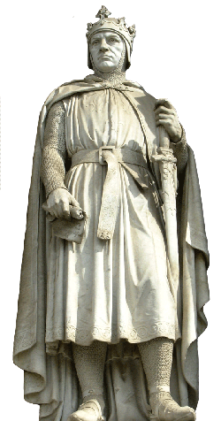 Napoli - statua di re Carlo I d'Angi