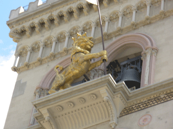 Messina - particolare del campanile della cattedrale