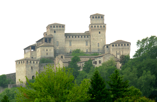 Castello di Torrechiara (Parma) - costruito verso la metà del XV secolo da Pier Maria Rossi, marchese di San Secondo